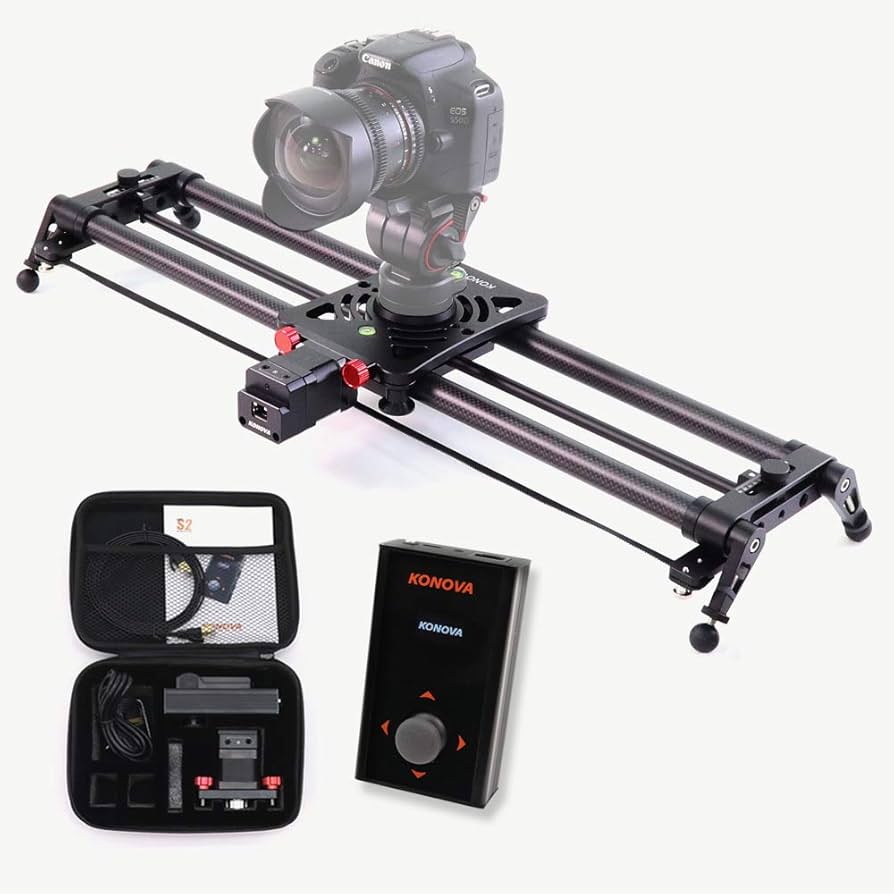Amazon.com : KONOVA Motorized Slider P1 Series Carbon Slider Dolly