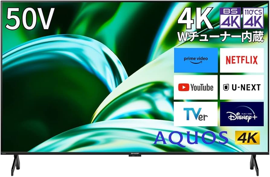 Amazon.co.jp: シャープ 50V型 4K 液晶 テレビ AQUOS 4T-C50FL1 低反射