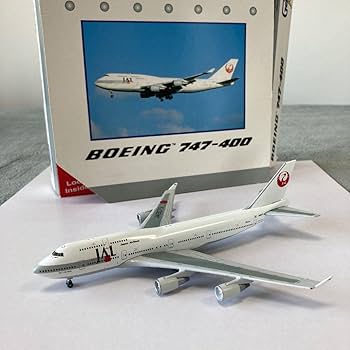 Amazon.co.jp: モデルプレーン ダイキャスト JAL 日本航空 B747-400 1
