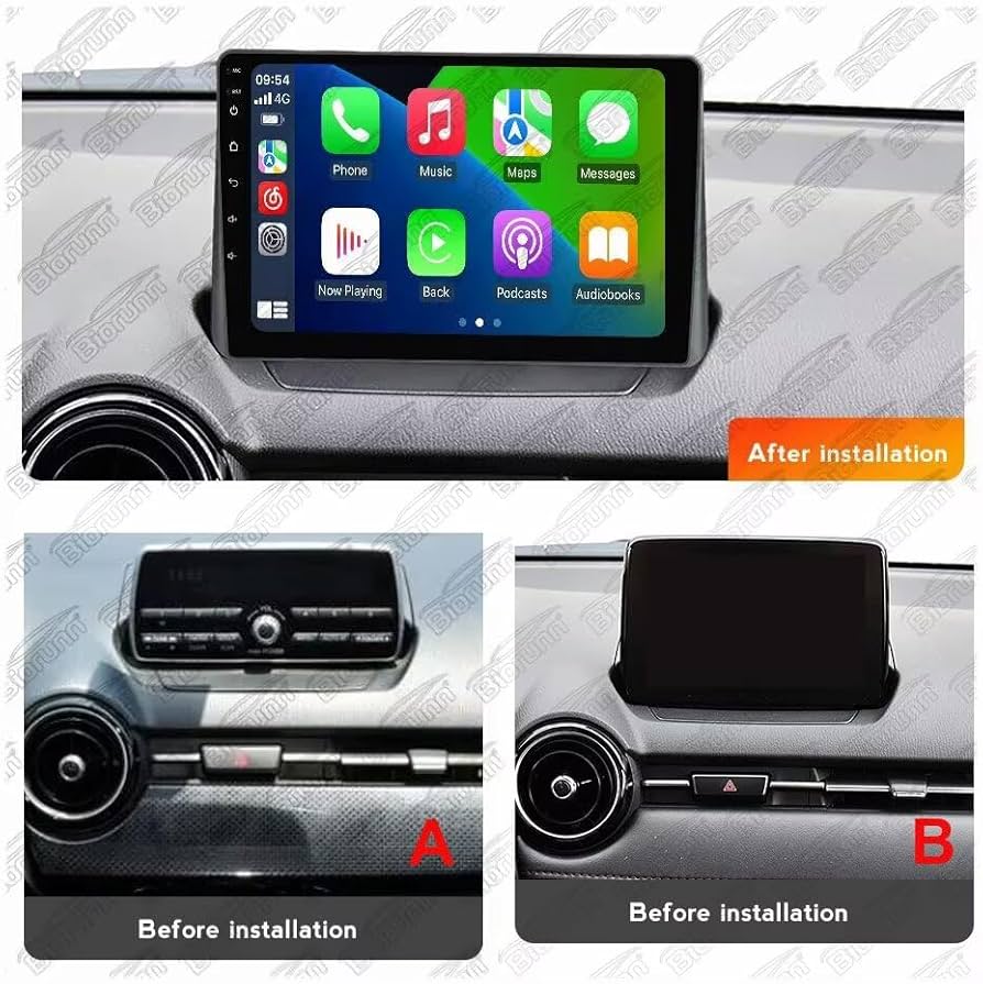 Amazon.com: Car Radio Stereo for Mazda 2/CX-3 2014-2021, Biorunn