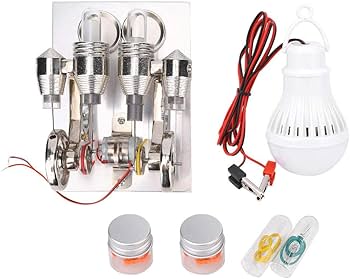 Amazon.co.jp: Jimfoty スターリングエンジン 4気筒スターリング