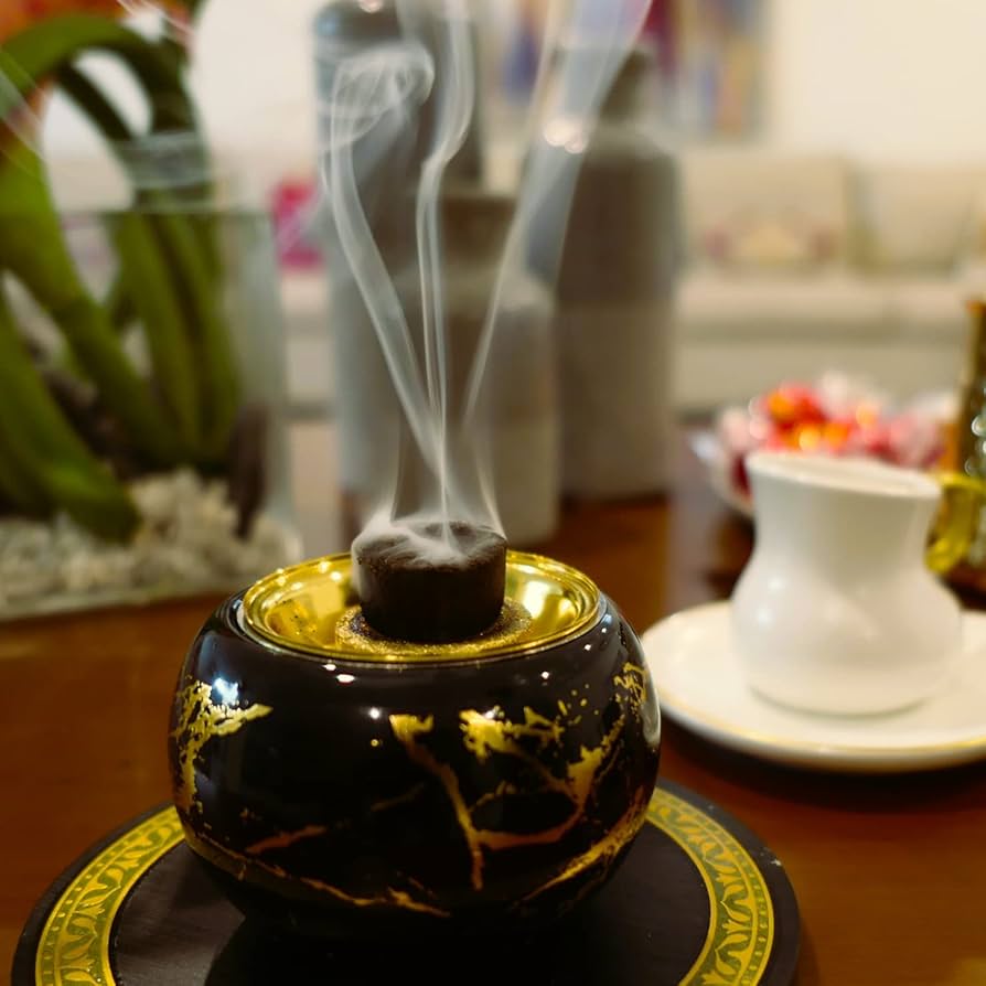 Amazon.com: Mamoul Oud Fume 80g (Pressed Resin) | Use with