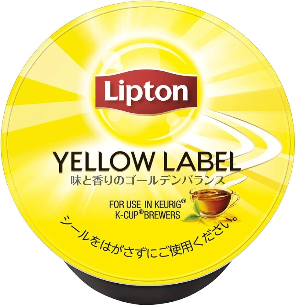 Amazon.co.jp: Kカップ リプトン イエローラベル 3.5g×12個入