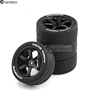 Amazon | Chanmoo 1/10 RC ラリーレーシングタイヤとプラスチック