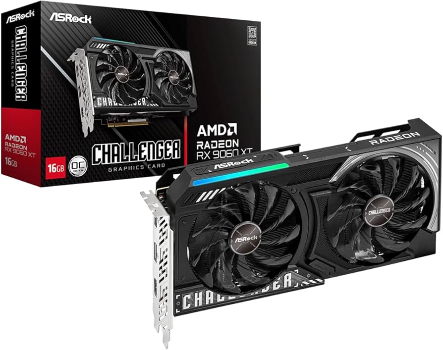 Amazon.com: ASRock Radeon RX 9060 XT Challenger 16GB OC + CL-750G