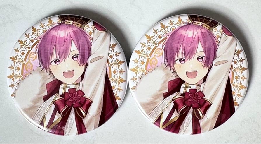 ないこ いれいす もふめいと（ぜったいてきしんじゃ！ ） 缶バッジ 赤