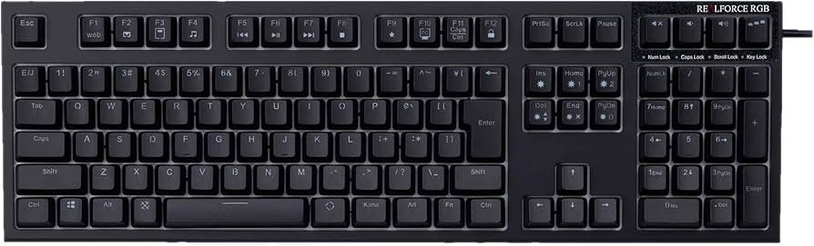 Amazon.co.jp: R2A-JP4G-BK REALFORCE ゲーミングフルキーボード 日本