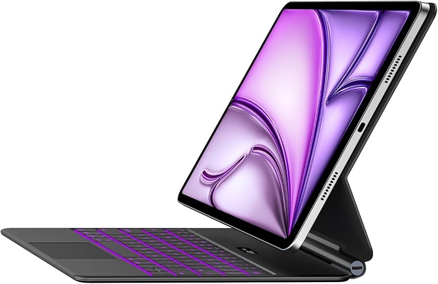 Amazon.com: Jibrealg Magic Keyboard for iPad Air 13(M3 2025/M2