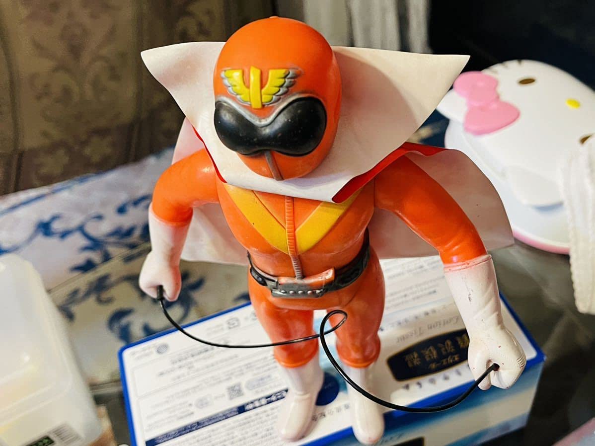 Amazon | 希少アカレンジャーゴレンジャーソフビソフトビニール製人形