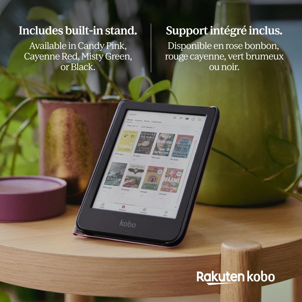 Amazon.com: Kobo Clara Colour/BW SleepCover Case | Candy Pink