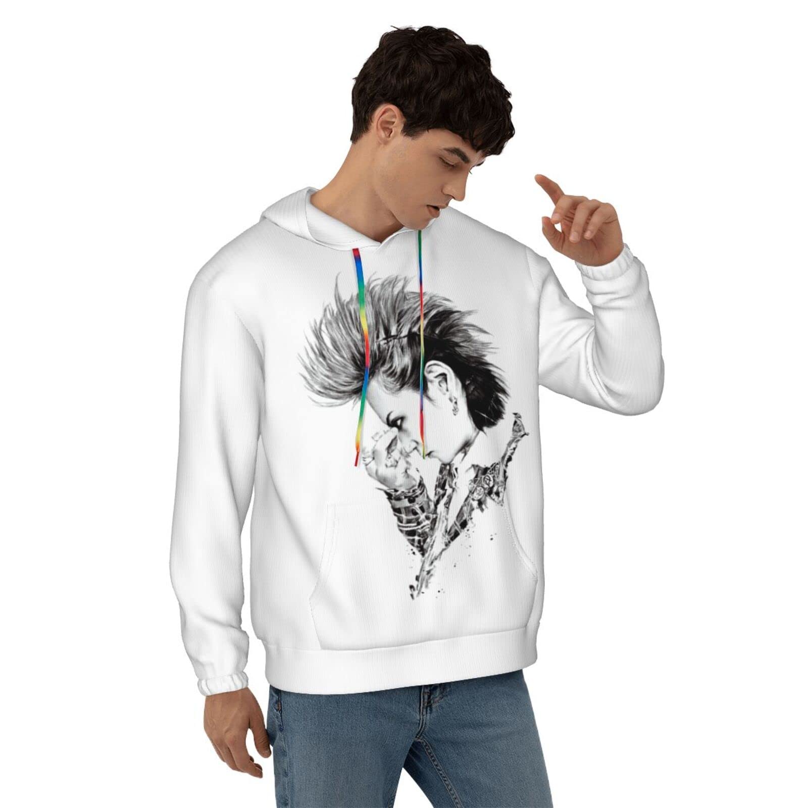 Amazon.co.jp: メンズ パーカー Hide スウェット 長袖 フード付き