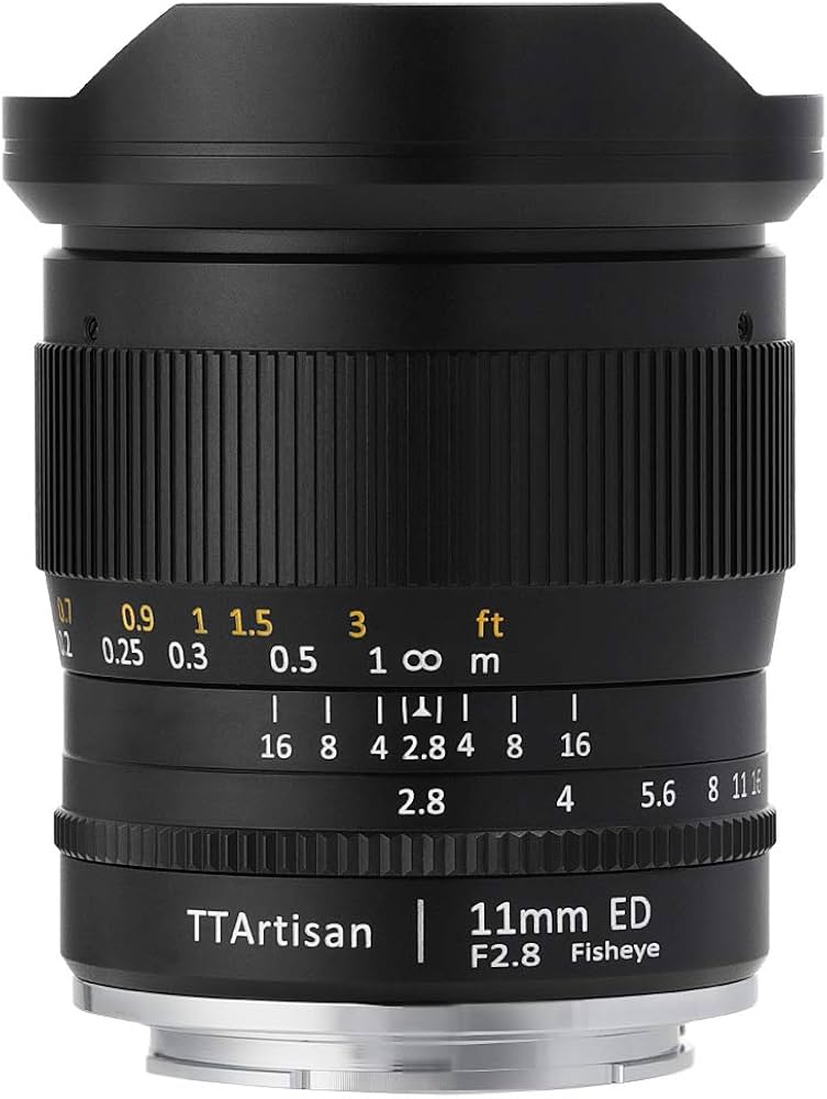 Amazon.co.jp: TTArtisan 11mm f/2.8 Fisheye ED Lマウント レンズ 銘
