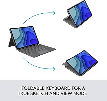 Amazon.com: Logitech Folio Touch iPad Keyboard Case with Trackpad