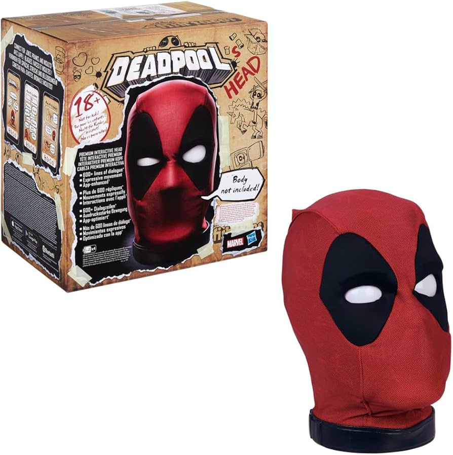 Amazon.com: Marvel Legends Deadpool's Head Premium Interactive