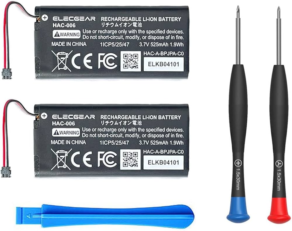 Amazon.co.jp: 2個交換用HAC-006バッテリーパック、Switch Joy-Con