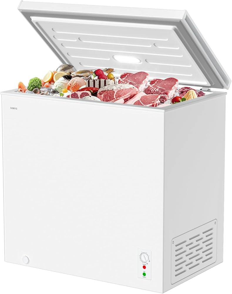 Amazon | SAMKYO 冷凍庫 200L 上開き 大容量 業務用 家庭用 チェスト