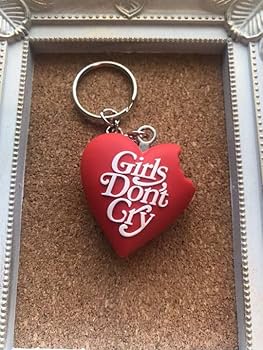 Amazon.co.jp: Girls don't cry キーホルダー ガールズドントクライ 赤