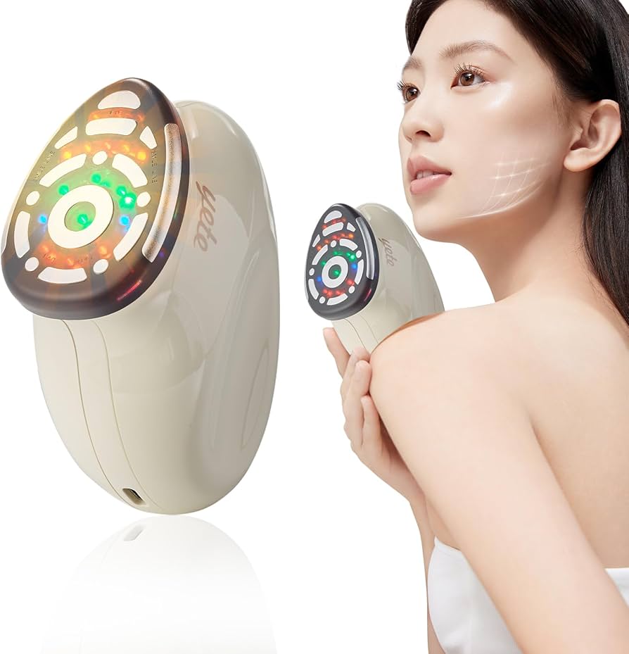 Amazon.co.jp: yete 美顔器 EMS美顔器 高周波美顔器 1台多役 4色LED 光