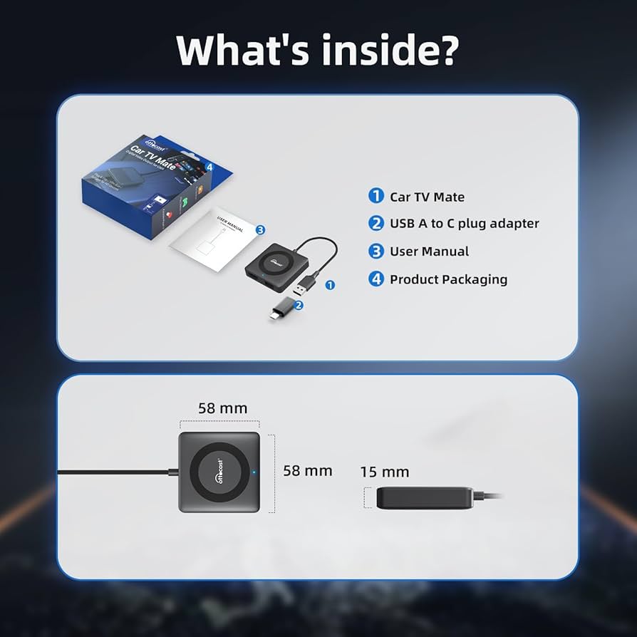 Amazon.com: OTTOCAST Car TV Mate - Fire TV Stick Adapter for