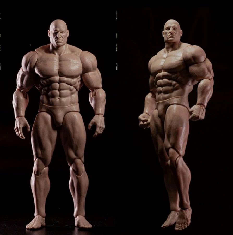 Amazon | マッチョ 素体 112 筋肉 アクションフィギュア WE