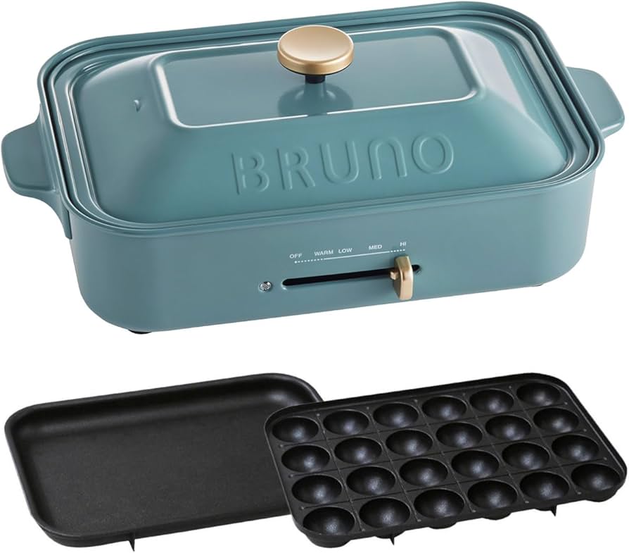Amazon.co.jp : BRUNO ブルーノ コンパクトホットプレート 本体