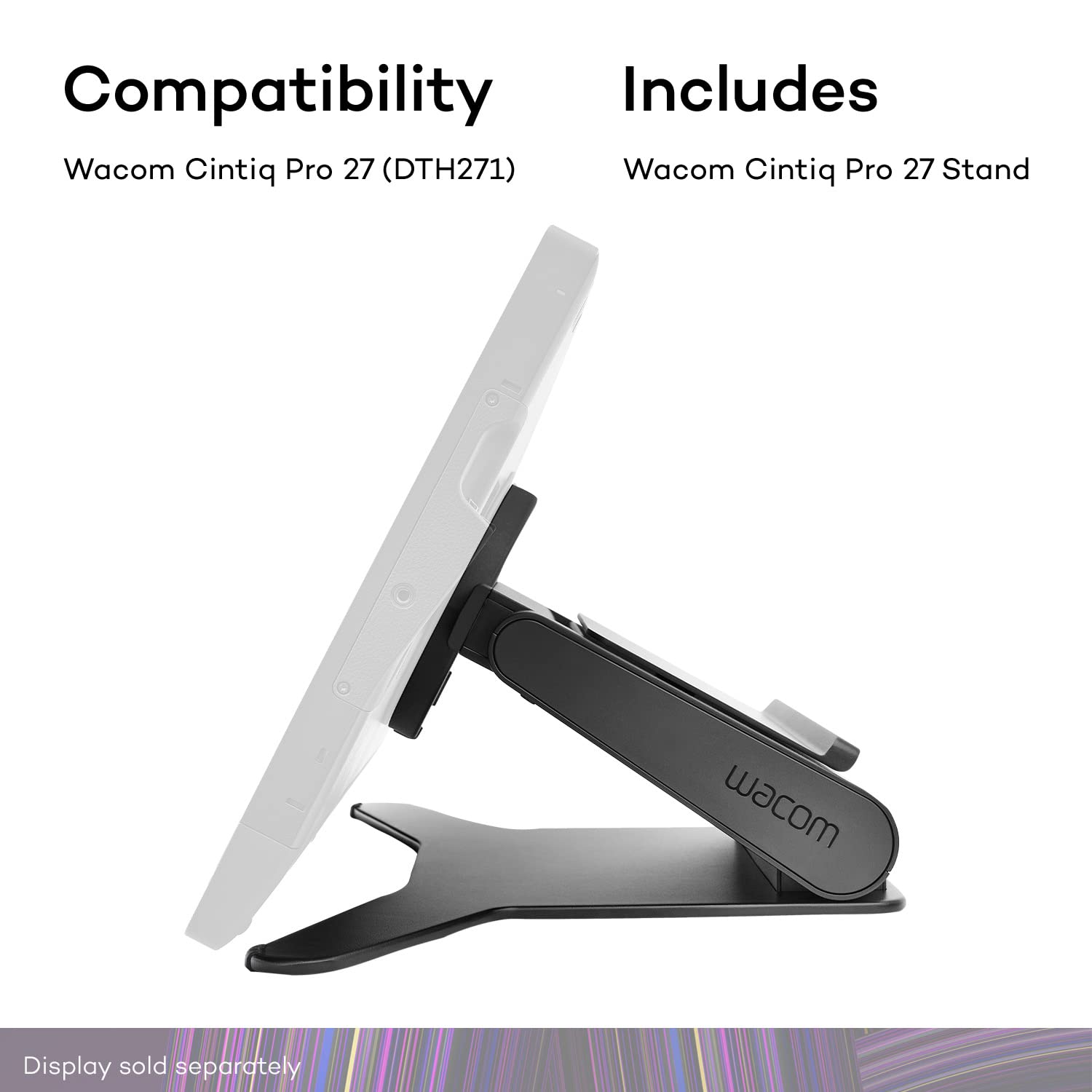 Amazon.com: Wacom Cintiq Pro 27 Stand (ACK64801KZ), Black