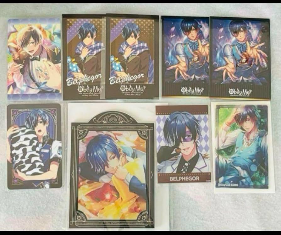 おべいみー ベルフェゴール VIPカード チェキ6枚 缶バッジ4個 アクキー