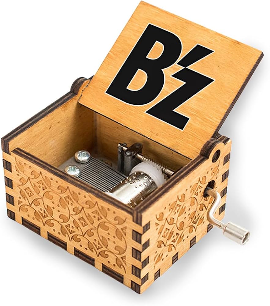 Amazon | B'z ロックバンド オルゴール 音楽ボックス 木製