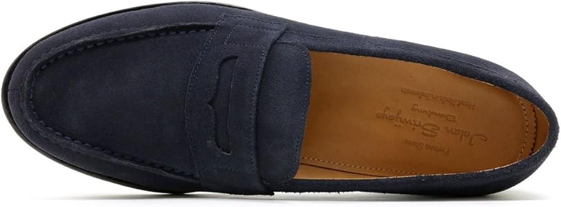 Amazon | [ジャランスリウァヤ] ローファー ネイビースエード 98589