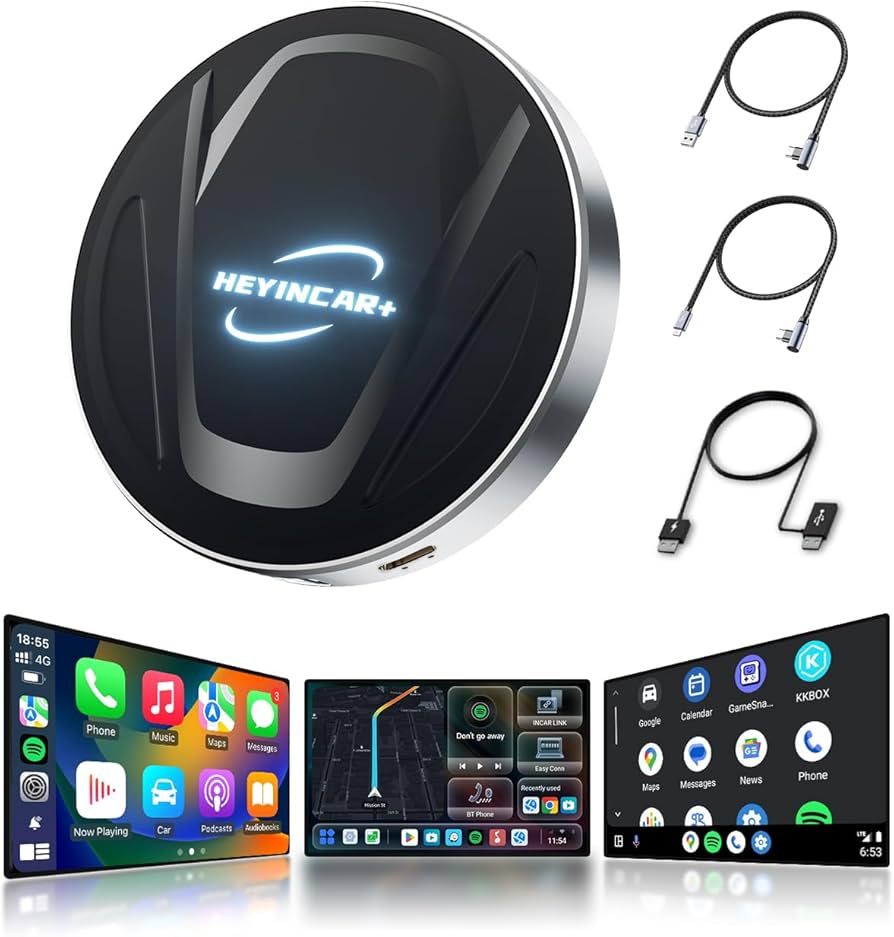 Amazon.co.jp: 【時代を開く 業界最新傑作】HEYINCAR+ H-MAX CarPlay