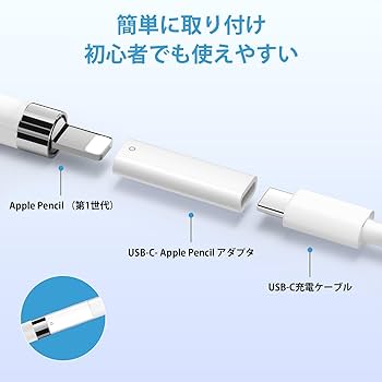 Amazon.co.jp: Apple USB-C - Apple Pencilアダプタ アップルペンシル