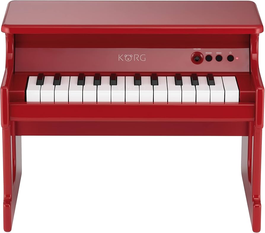Amazon | KORG tinyPIANO タイニーピアノ ミニ鍵盤25鍵 レッド 自動