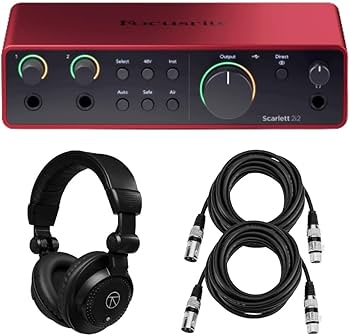Amazon.com: Focusrite Scarlett 2i2 4th Gen USB audio Interface