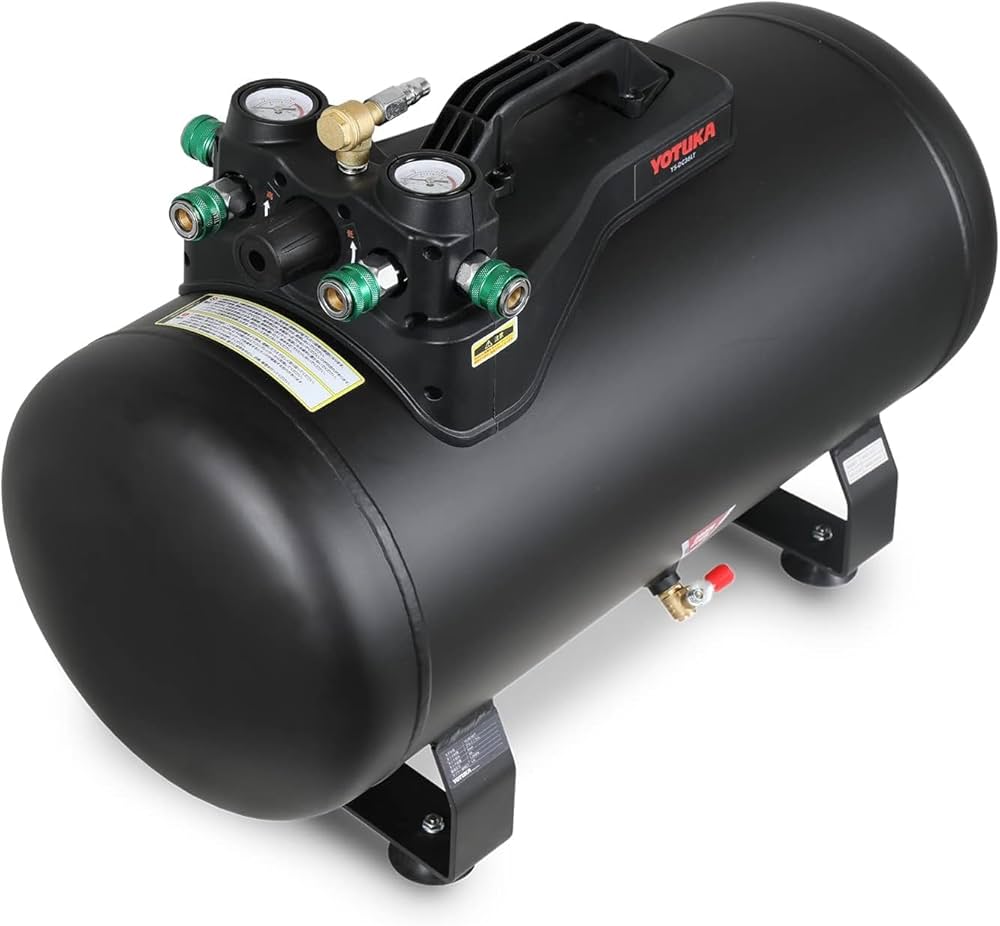 Amazon | HAIGE(ハイガー) エアーコンプレッサー エアータンク