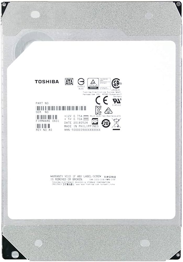 Amazon | 東芝 HDD 12TB SATA 6.0 Gb/s 7200 RPM 256MB Cache TOSHIBA
