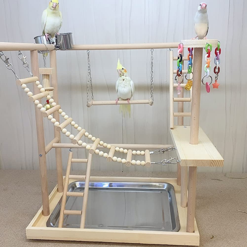 Amazon | fuu バードアスレチック はしごタイプ 小鳥 止まり木 休み場