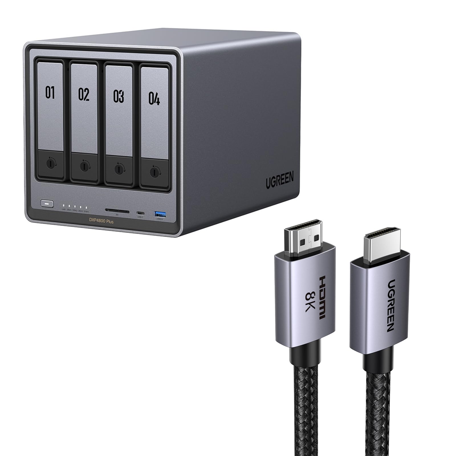 Amazon.com: UGREEN NASync DXP4800 Plus 4-Bay Desktop NAS Massive