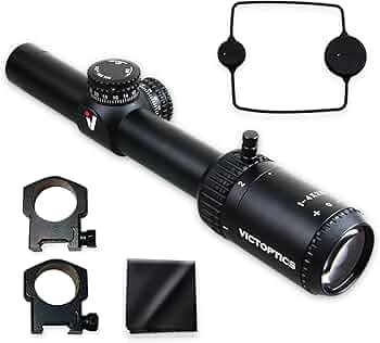 Amazon.co.jp: VictOptics ZOD 1-4x20 ライフルスコープ 1～4 倍可変