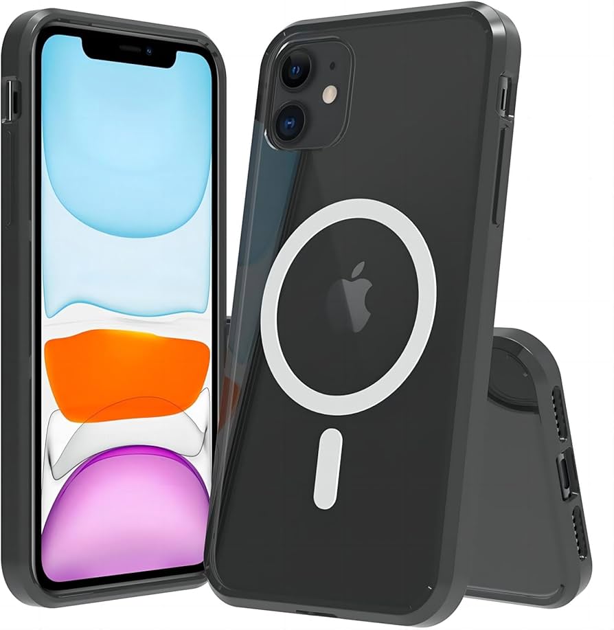 Amazon.co.jp: iPhone 11 ケース MagSafe対応 背面 クリア PC 米軍MIL