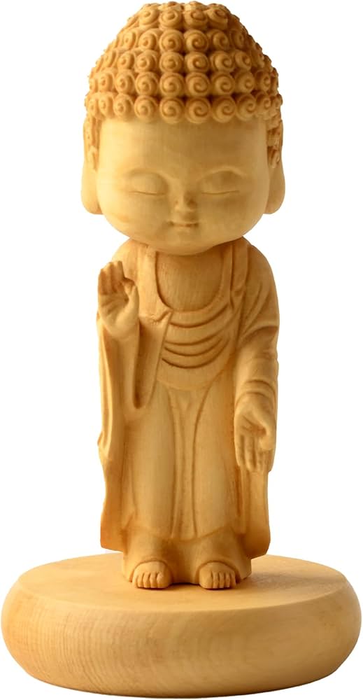 Amazon.co.jp: 仏縁堂ブランド：仏像【天然木桧無垢・一本彫り