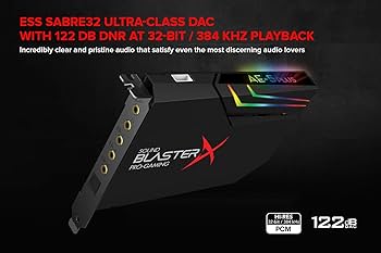 Amazon.com: Creative Sound BlasterX AE-5 Plus SABRE32-class Hi-res