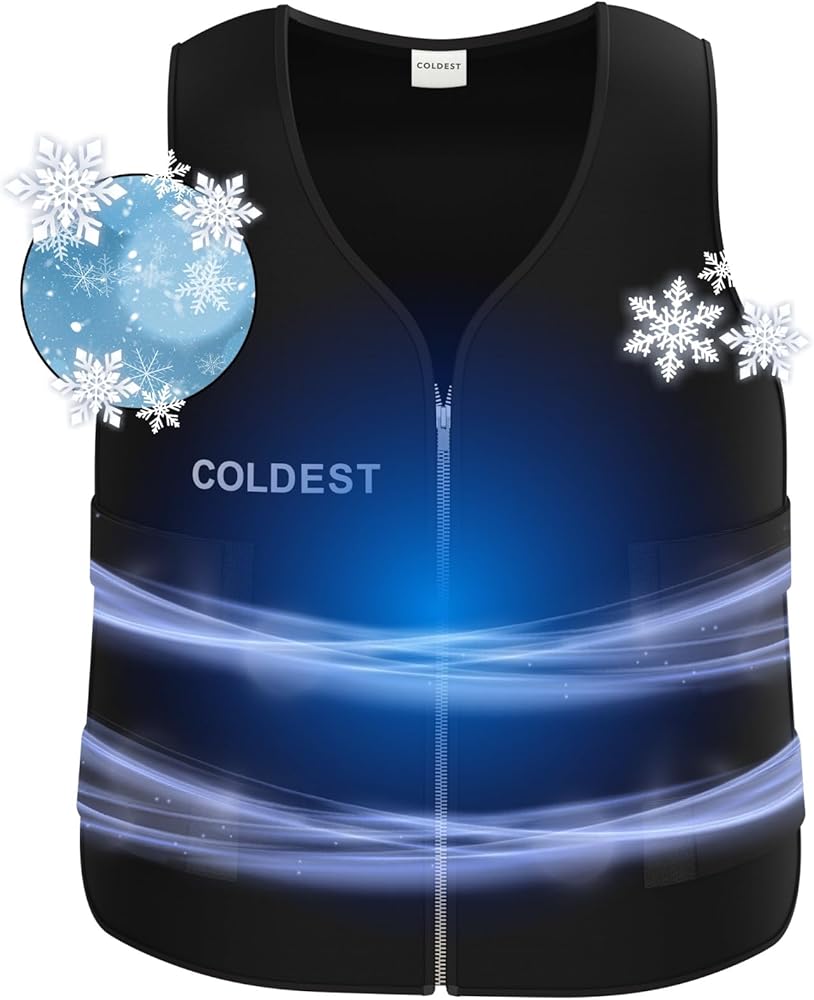 Amazon.com: Coldest Cooling Vest - Adjustable Vest Jacket for Hot
