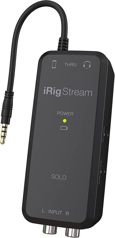 Amazon.co.jp: IK Multimedia iRig Stream Solo｜iPhone、iPad