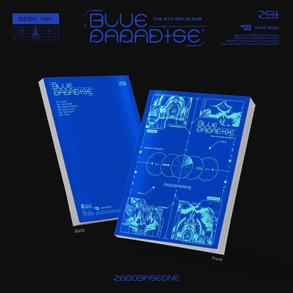 ZEROBASEONE ZB1 [ BLUE PARADISE ] 5th Mini Album [ SEEK Version
