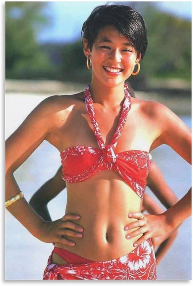 Amazon.co.jp: 鈴木保奈美 女優若い頃水着写真2ポスター クール