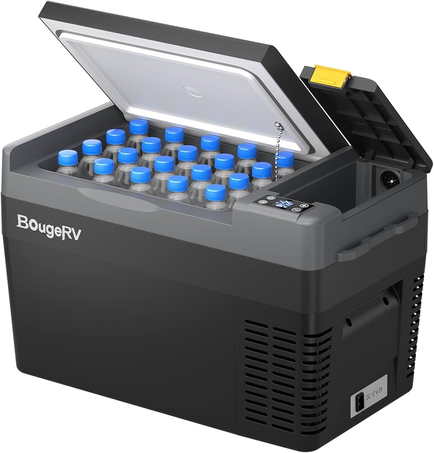 Amazon.co.jp: BougeRV 25L 車載冷蔵庫 【CRPRO25】-22℃～10℃ 急速冷凍