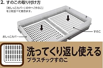 Amazon.co.jp: ミニマルランド うさぎのカンタンおそうじケージ