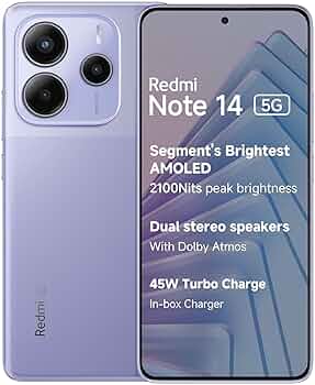 Amazon.com: XIAOMI Redmi Note 14 5G + LTE (for Tmobile Mint Tello