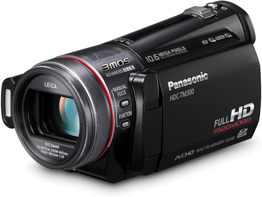 Amazon.com : Panasonic HDC-TM300 Twin Media HD Camcorder (Black