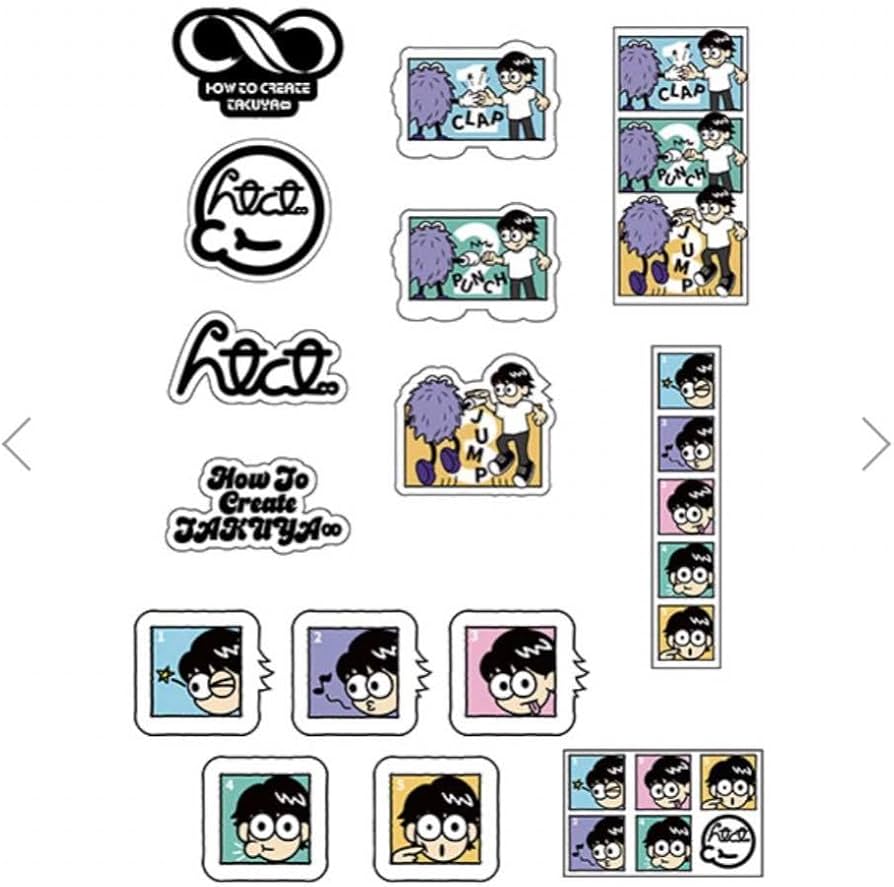 Amazon.co.jp: UVERworld TAKUYA∞の創り方 ステッカーセット : おもちゃ